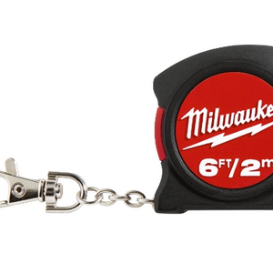 48-22-5506 Milwaukee 6 ft / 2 m Keychain Tape Measure